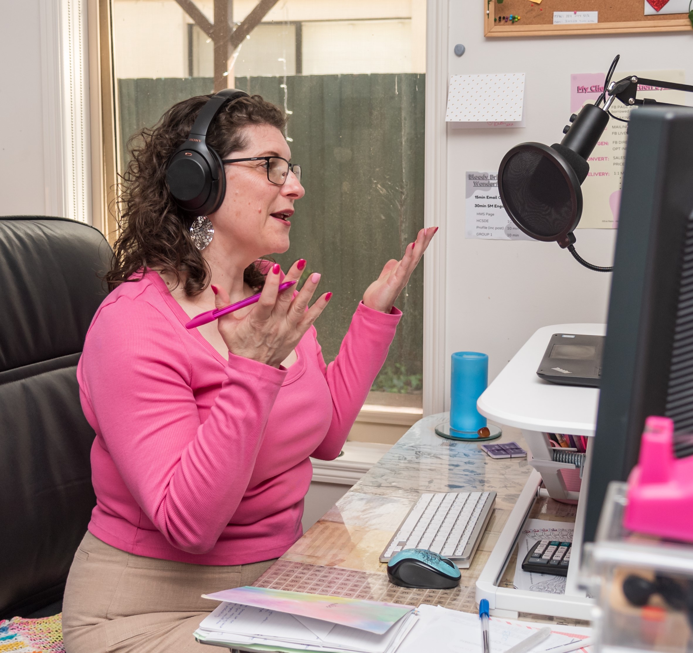 Podcast recording - Eva Rado